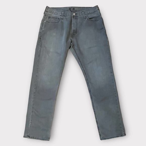 Men's City Streets Charcoal Stretch Jeans - Picture 1 of 4